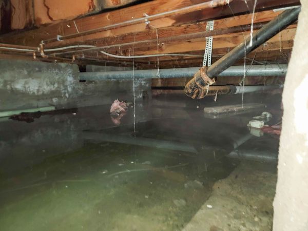 Crawl Space Drying in Humble