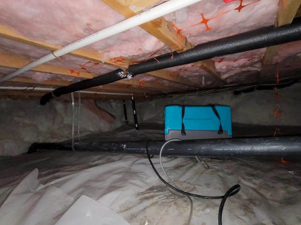 Crawl Space Water Remediation in Humble