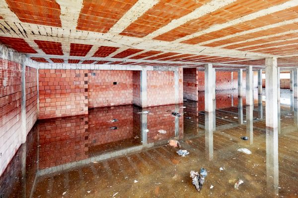 Basement Flood Remediation in Humble